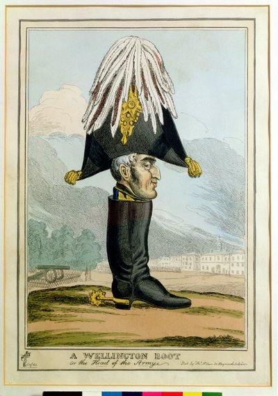 Una bota Wellington - o la cabeza del ejército de English School